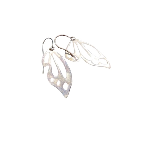 Butterfly wing earrings Handmade on Maui - Picture 5 of 6